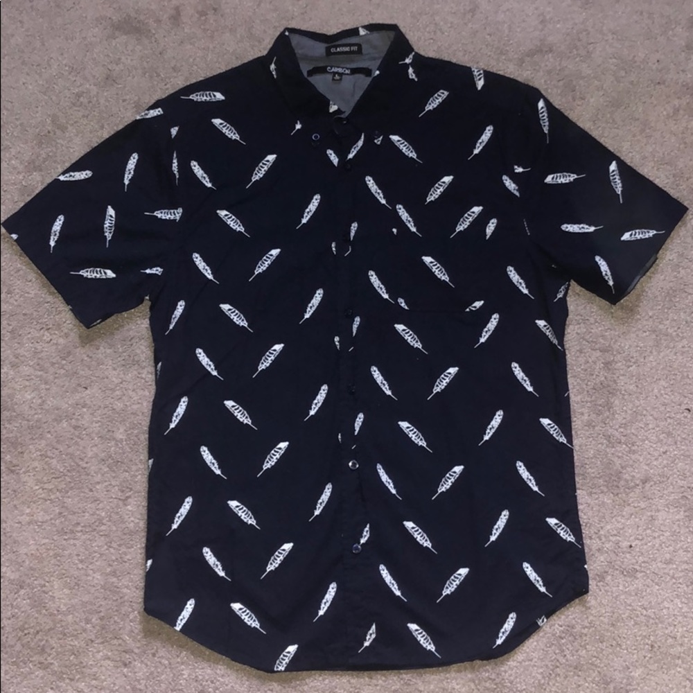 Short Sleeve Botton Down Collar Shirt
